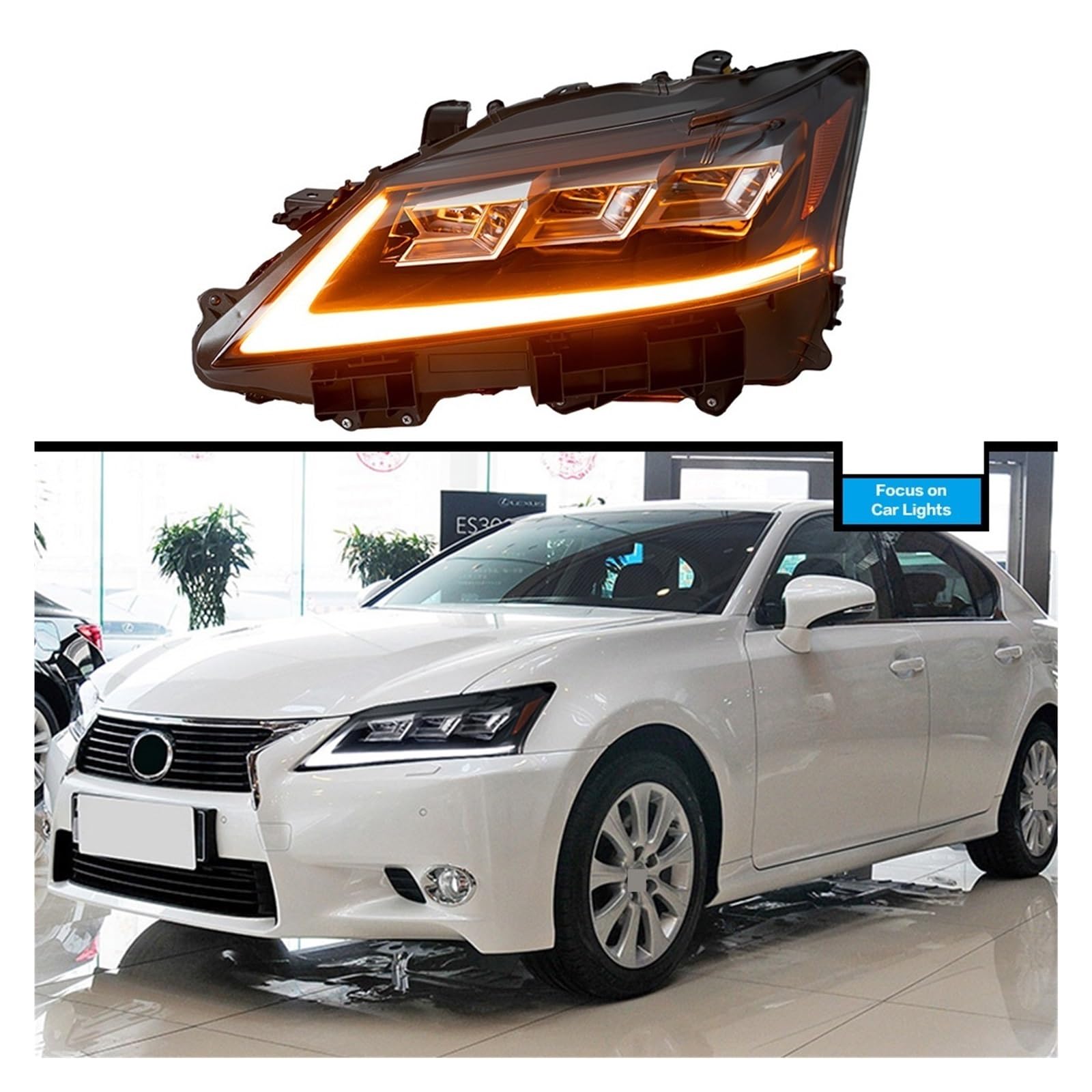 Amazon | レクサス GS GS250 GS350 LED 2012-2015 対応車フロント